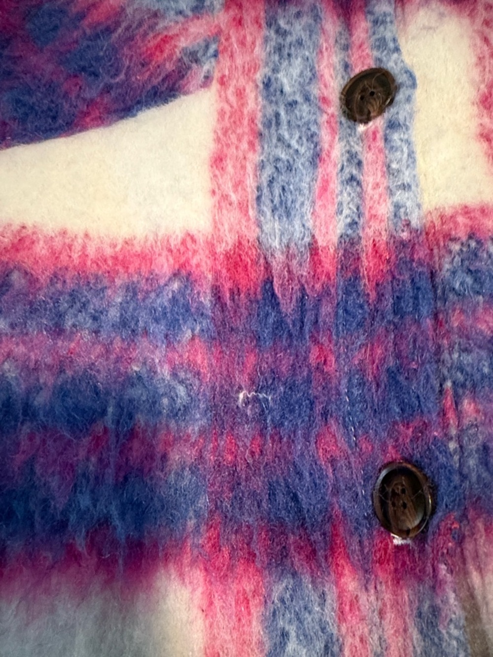 Blank NYC plaid shacket, L - Picture 12 of 13